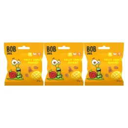 3 x Przekąska Mango 20 g - Bob Snail