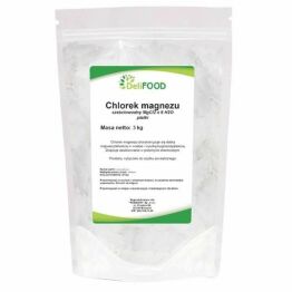 Chlorek Magnezu Sześciowodny Płatki 3 kg - DeliFood