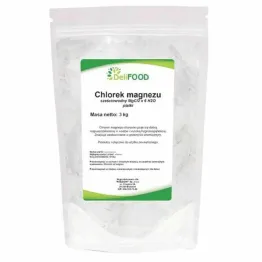 Chlorek Magnezu Sześciowodny Płatki 3 kg - DeliFood