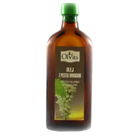 Olej z Pestek Winogron Zimno Tłoczony 250 ml Ol'Vita - Wyprzedaż