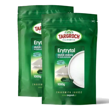 Zestaw 2 x Erytrol 1 kg - Erytrytol 1000 g - Targroch