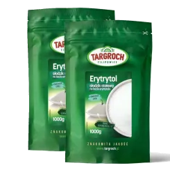 Zestaw 2 x Erytrol 1 kg - Erytrytol 1000 g - Targroch