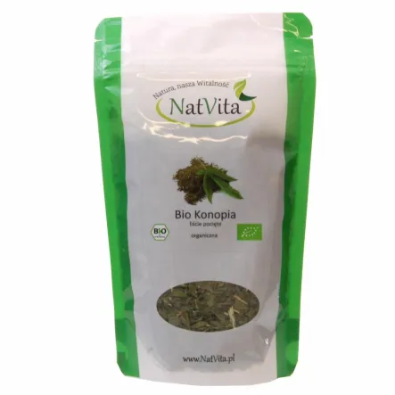 Bio Liście Konopne Pocięte 50 g - Natvita