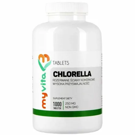 Chlorella 250 mg 1000 Tabletek - MyVita