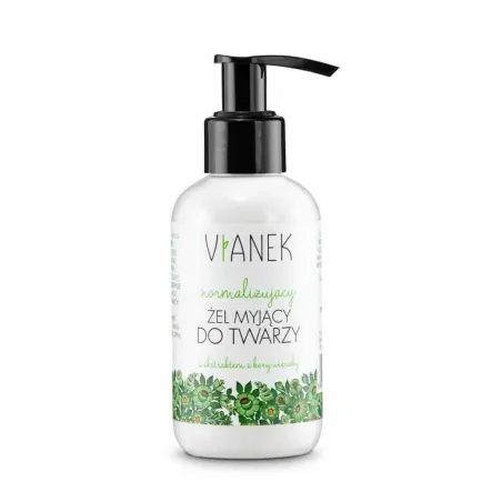 Normalizujący Żel Do Mycia Twarzy 150 ml - Vianek - Przecena Krótka Data Minimalnej Trwałości