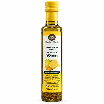 Oliwa z Oliwek Extra Virgin z Cytryną 250 ml - Tsouderos Family