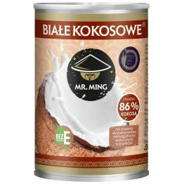 Białe Kokosowe Mleczko 86% Kokosa 400 ml - Mr. Ming