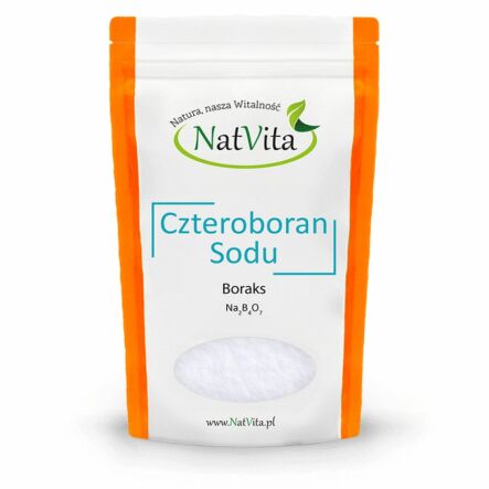 Czteroboran Sodu Dziesięciowodny Boraks 900 g - Natvita Borax