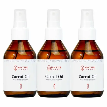 3 x Olej Marchewkowy 100 ml - Natur Planet