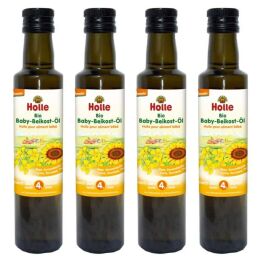 4 x Olej Dla Dzieci Tłoczony na Zimno Bio Demeter 250 ml - Holle