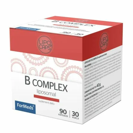 LIPOCAPS B COMPLEX 90 Kapsułek - Formeds - Wyprzedaż