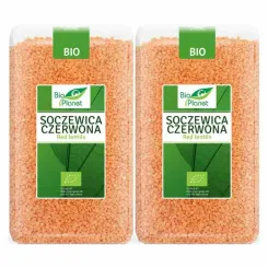 2 x Soczewica Czerwona Bio 1 kg - Bio Planet