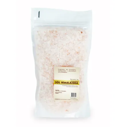 Sól Himalajska Różowa Gruba 1 kg - Avanti