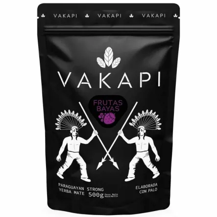 Yerba Mate Vakapi Frutas Bayas 500 g Doypack