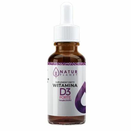Witamina D3 Forte Krople 30 ml - Natur Planet