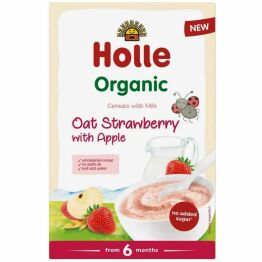 Kaszka Mleczno - Owsiana Truskawka - Jabłko Bio 250 g - Holle
