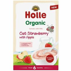 Kaszka Mleczno - Owsiana Truskawka - Jabłko Bio 250 g - Holle
