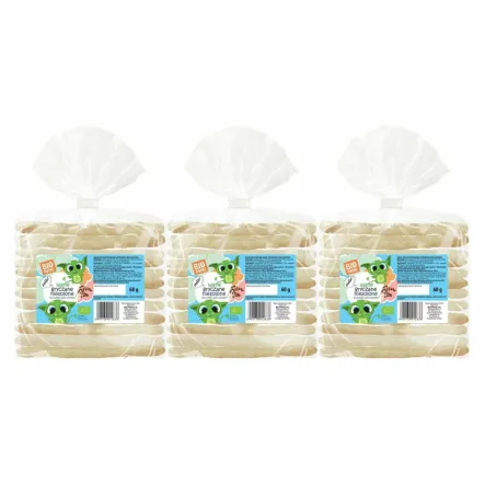 3 x Wafle Gryczane Niesolone Bio 60 g - Biominki