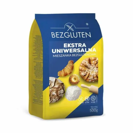Ekstra Uniwersalna Mieszanka Bezglutenowa 500 g - Bezgluten - Wyprzedaż