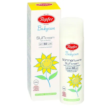 Krem przeciwsłoneczny mineralna wysoka ochrona SPF 50 UVB 50ml- Topfer