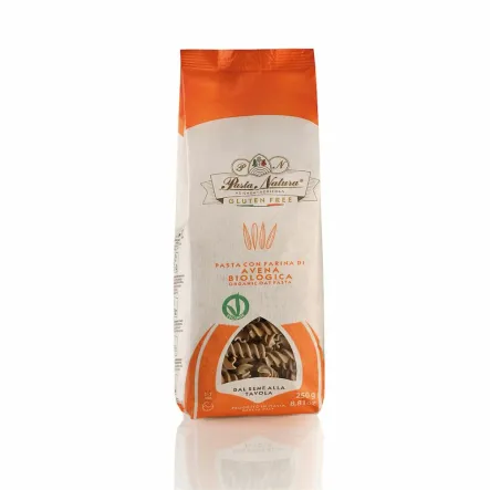 Makaron Owsiany Fusilli Bezglutenowy Bio 250 g - Pasta Natura