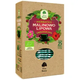 Ekologiczna Herbatka Malinowo - Lipowa 62,5 g (25x 2,5 g) - Dary Natury