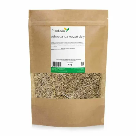 Ashwagandha Korzeń Cięty 500 g - Planteon