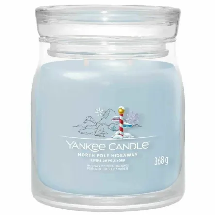 Świeca Średnia NORTH POLE HIDEAWAY - Wosk Sojowy 368 g - Yankee Candle