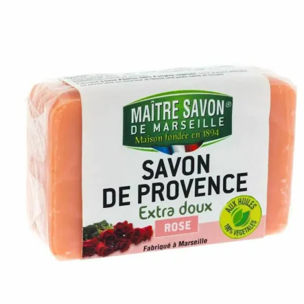 Mydło Marsylskie Rose 100 g - Maître Savon