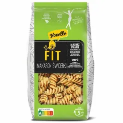 IG37 Makaron FIT Semolinowy Razowy Świderki 250 g - Novelle