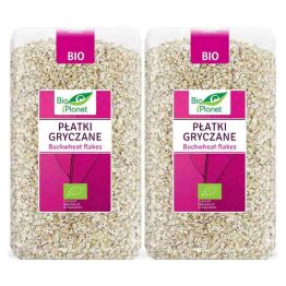 Zestaw 2 x Płatki Gryczane Bio 600 g - Bio Planet 