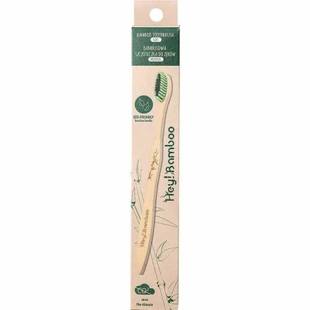Szczoteczka Do Zębów Bambusowa Miękka SOFT 1 Sztuka - Hey!Bamboo