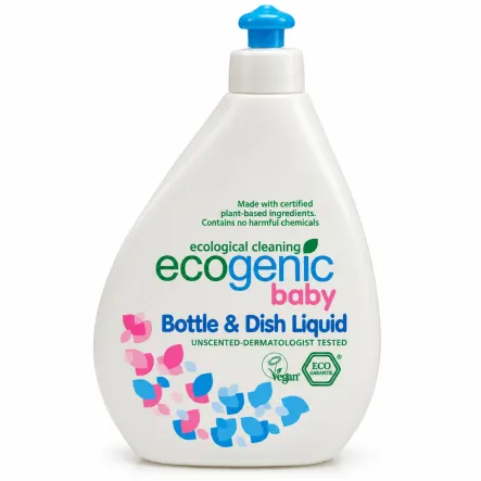 Płyn do Mycia Butelek Smoczków i Zabawek Bezzapachowy 500 ml - Ecogenic Baby