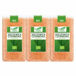 3 x Soczewica Czerwona Bio 500 g - Bio Planet