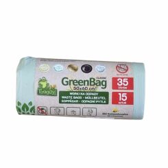 Worki Na Odpady Bio i Zmieszane (Kompostowalne) 35 L 15 szuk - Froggy