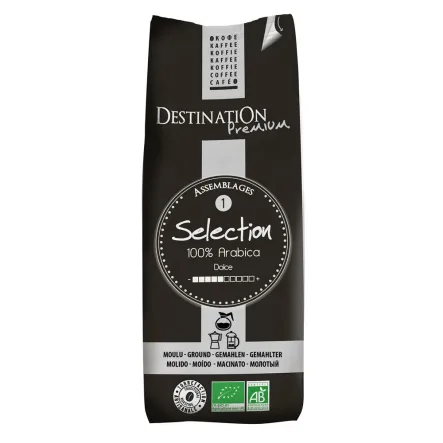 Kawa 100% Arabica Selection Mielona 250 g Eko Destination 