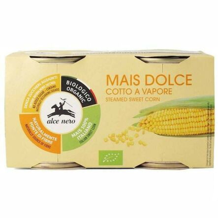 Kukurydza Słodka w Zalewie Bio 320 g (2 Sztuki x160 g) - Alce Nero