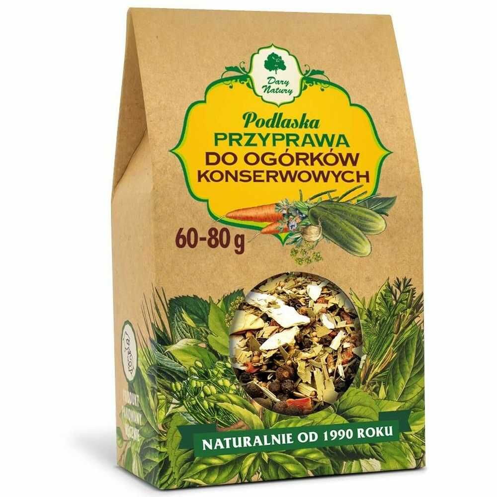 Podlaska Przyprawa do Ogórków Konserwowych 100 g - Dary Natury