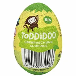 Jajko Niespodzianka Czekoladowe Fair Trade Bezglutenowe Bio 20 g - TODDIDOO