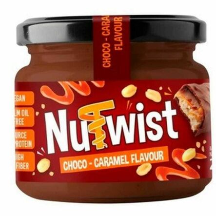 Krem Orzechowy o Smaku Batonika Czekoladowo - Karmelowego 250 g - NuTwist