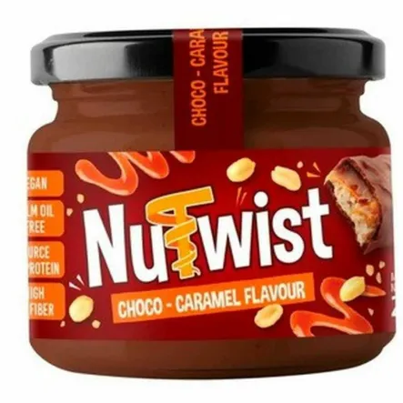Krem Orzechowy o Smaku Batonika Czekoladowo - Karmelowego 250 g - NuTwist