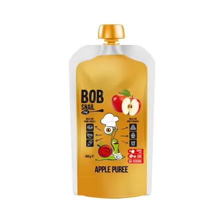 Puree z Jabłka 100% Owoców 400 ml - Bob Snail 