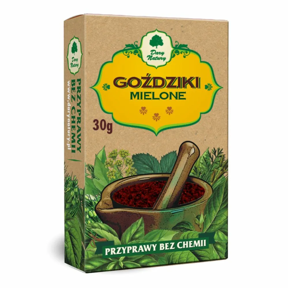 Goździki Mielone 30 g - Dary Natury