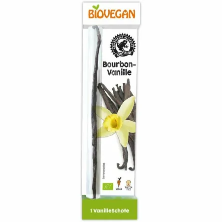 Laska Wanilii Bourbon Bezglutenowa Bio 1 Sztuka - Biovegan