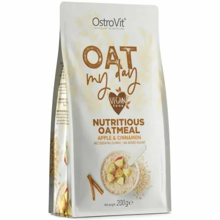 Owsianka o Smaku Jabłkowym z Cynamonem Oat My Day Apple and  Cinnamon 200 g - OstroVit
