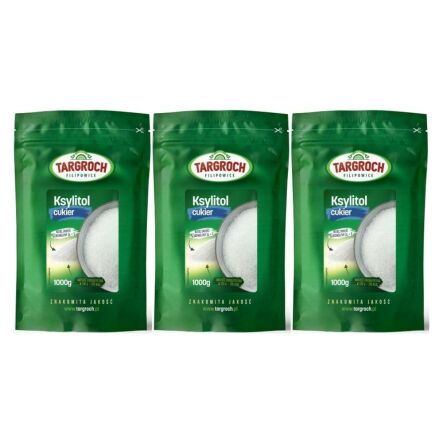 Zestaw 3 x Ksylitol Danisco Fiński 1 kg Targroch
