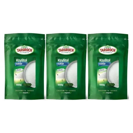 Zestaw 3 x Ksylitol Danisco Fiński 1 kg Targroch