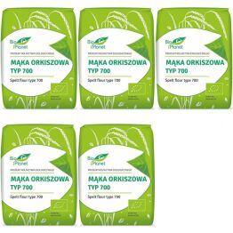 5 x Mąka Orkiszowa Typ 700 Bio 1 kg - Bio Planet