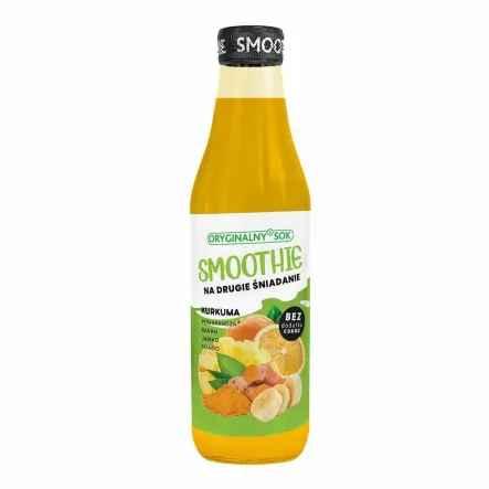 Smoothie Kurkuma Bez Dodatku Cukru 250 ml - Oryginalny Sok