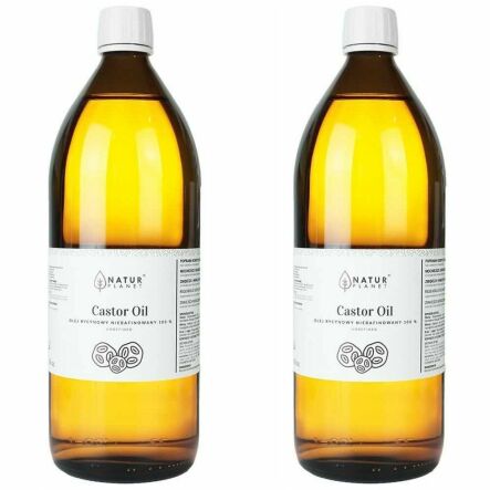 2 x Olej Rycynowy Nierafinowany 1 l - Natur Planet